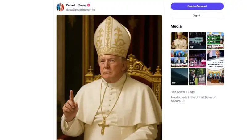 Trump'ın Papalık İlişkisi: Kendi Fotoğrafıyla Dikkat Çekti