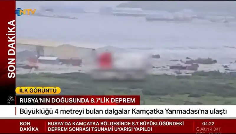 Kamçatka Kıyılarında İlk Tsunami Dalgaları: Yeniden Doğan Bir Doğa Olayı