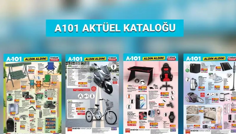 A101 Market 17-24 Nisan Aktüel Kataloğu: Şimdi Alışveriş Zamanı!