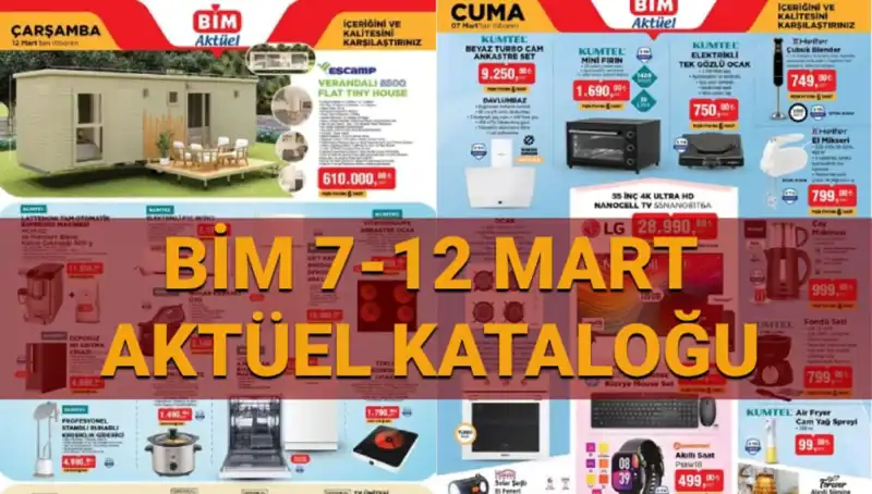 BİM Aktüel Kataloğu 11-12 Mart’ta Neler Sunuyor? Kaçırmayın!