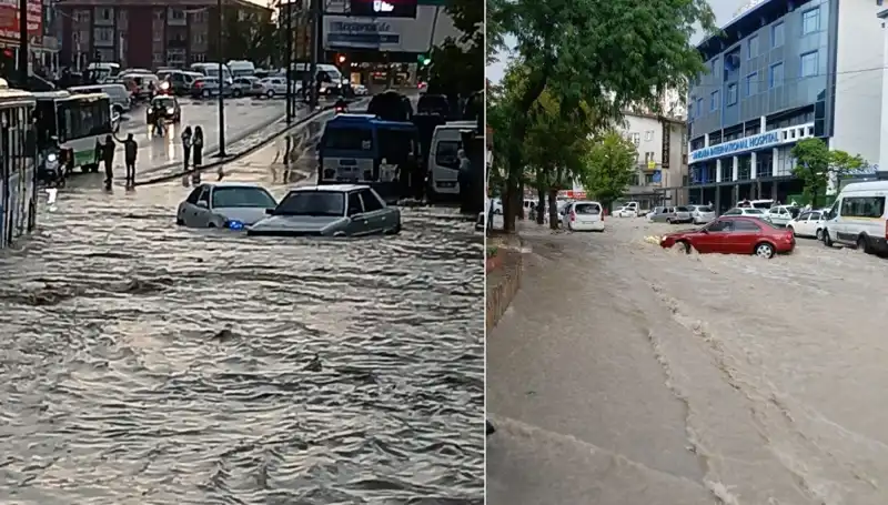 Ankara'da Sağanak Yağış Sonrası Şok Edici Manzaralar ve Hasar Raporları