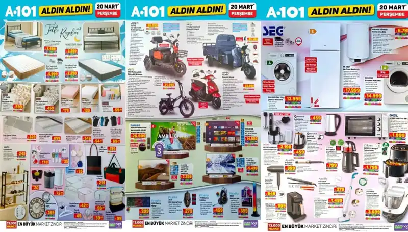 A101 Aktüel Kataloğu ile Mart Ayı Fırsatlarını Kaçırmayın!