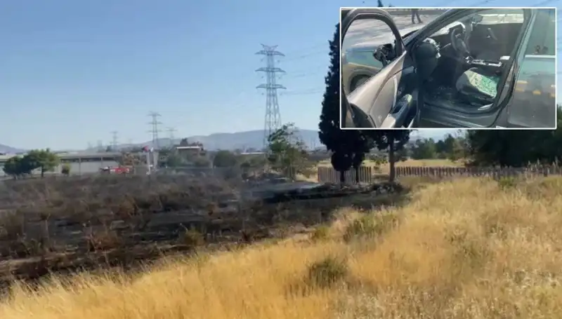 İzmir’deki Otluk Yangını, AVM Otoparkında Büyük Hasara Neden Oldu