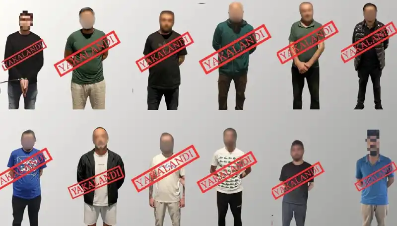Ulusal Kırmızı Bültenle Aranan 12 Kişi Yakalandı: Detaylar Elde Edildi